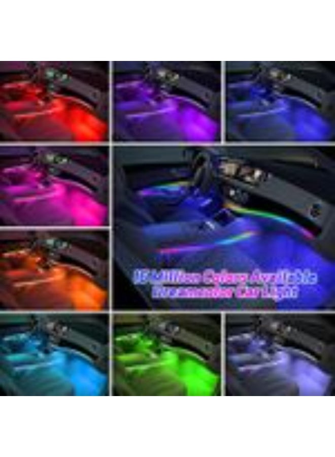Dreamcolor Acrylic Interior Car Lights, Car Accessories 18 in 1 Car LED Strip Lights with APP Control and 213 Modes, 175 inches 593 LEDs Fiber Optic Lights, RGB Neon Car Lighting - Image 5